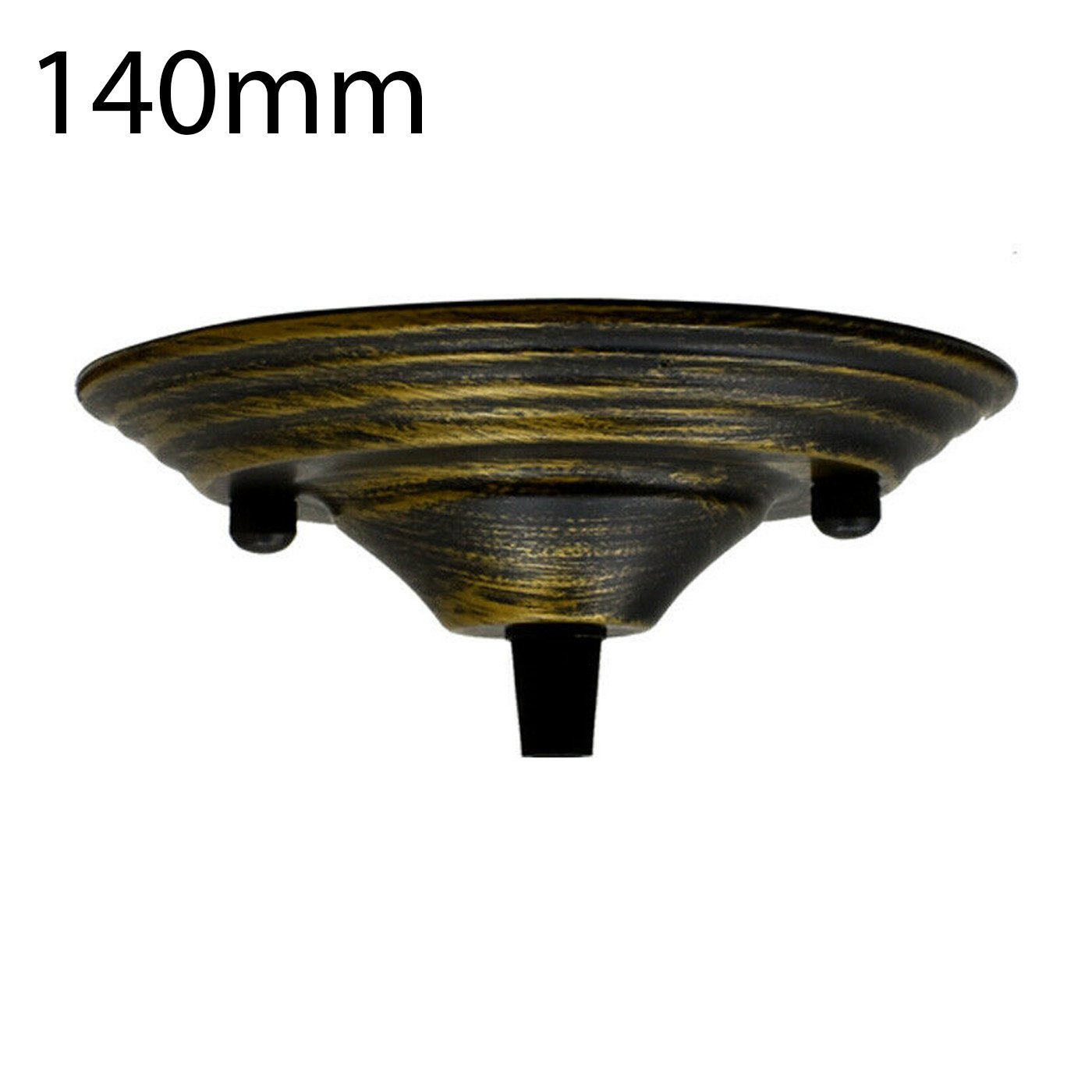 150 mm Single Outlet Drop Metall Frontmontage Deckenrosette