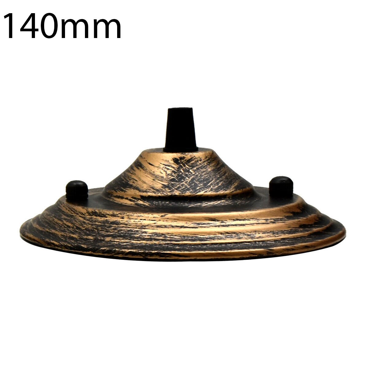 154 mm Single Outlet Drop Metall Frontmontage Deckenrosette