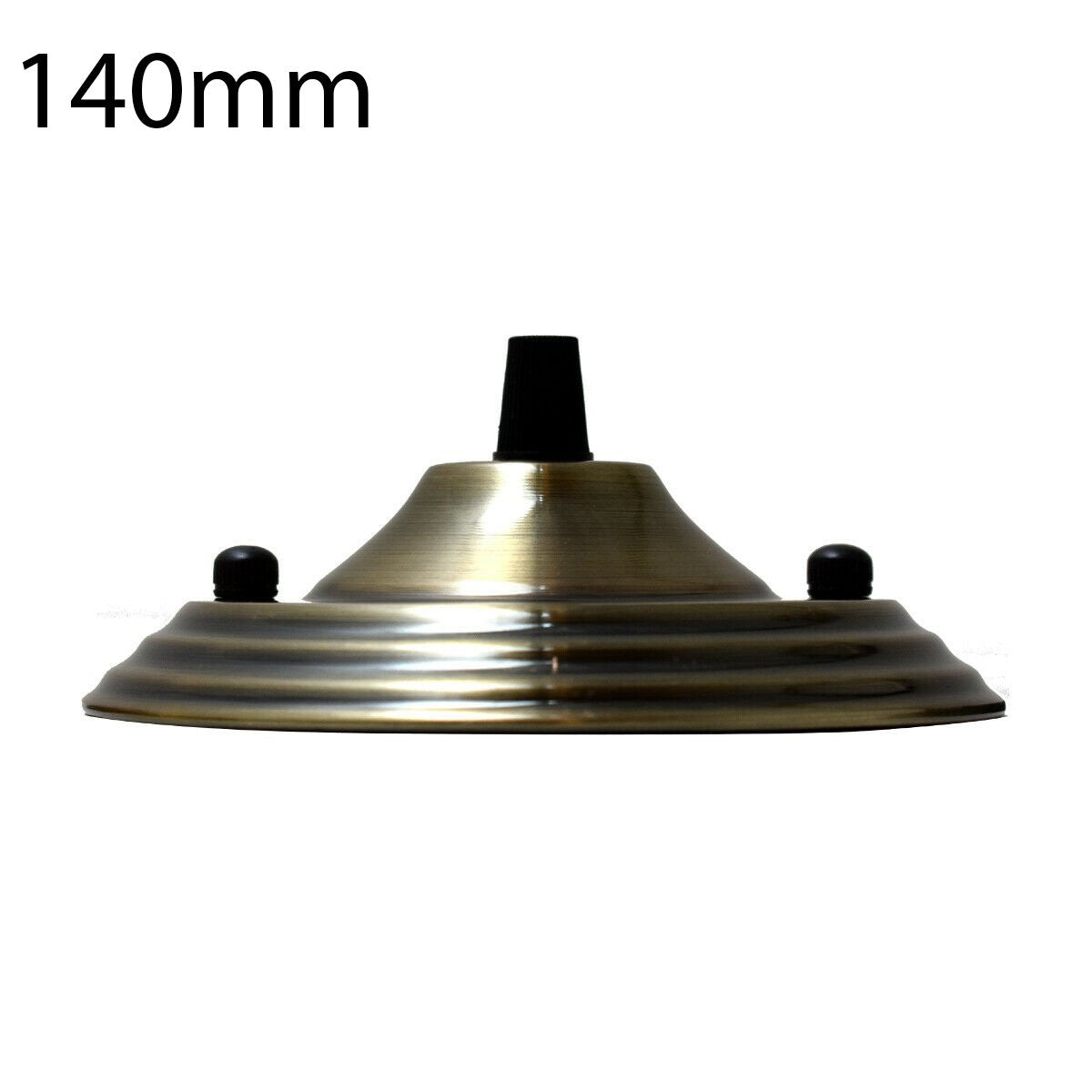 155 mm Single Outlet Drop Metall Frontmontage Deckenrosette