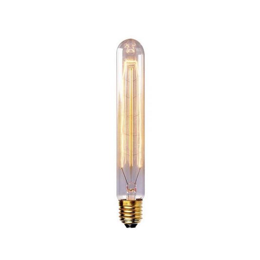 Vintage Glühbirne E27 -T130 Größe 60 watt