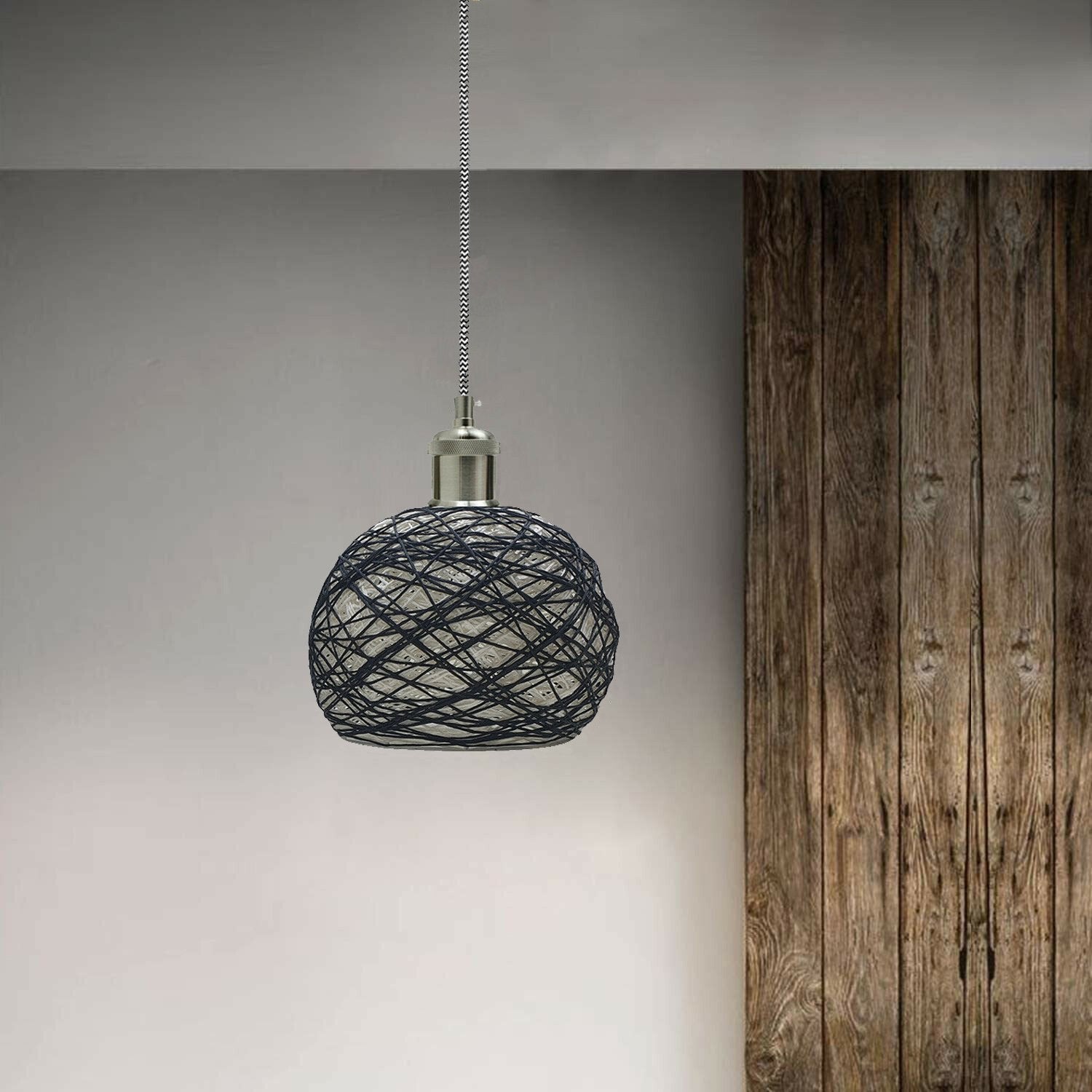 Industrie Vintage Lampe Retro Deckenlampe Pendelleuchte Kronleuchter E27 Käfig