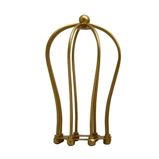Rustikaler Zustand Ballon Design Metall Lichtkäfig Gold