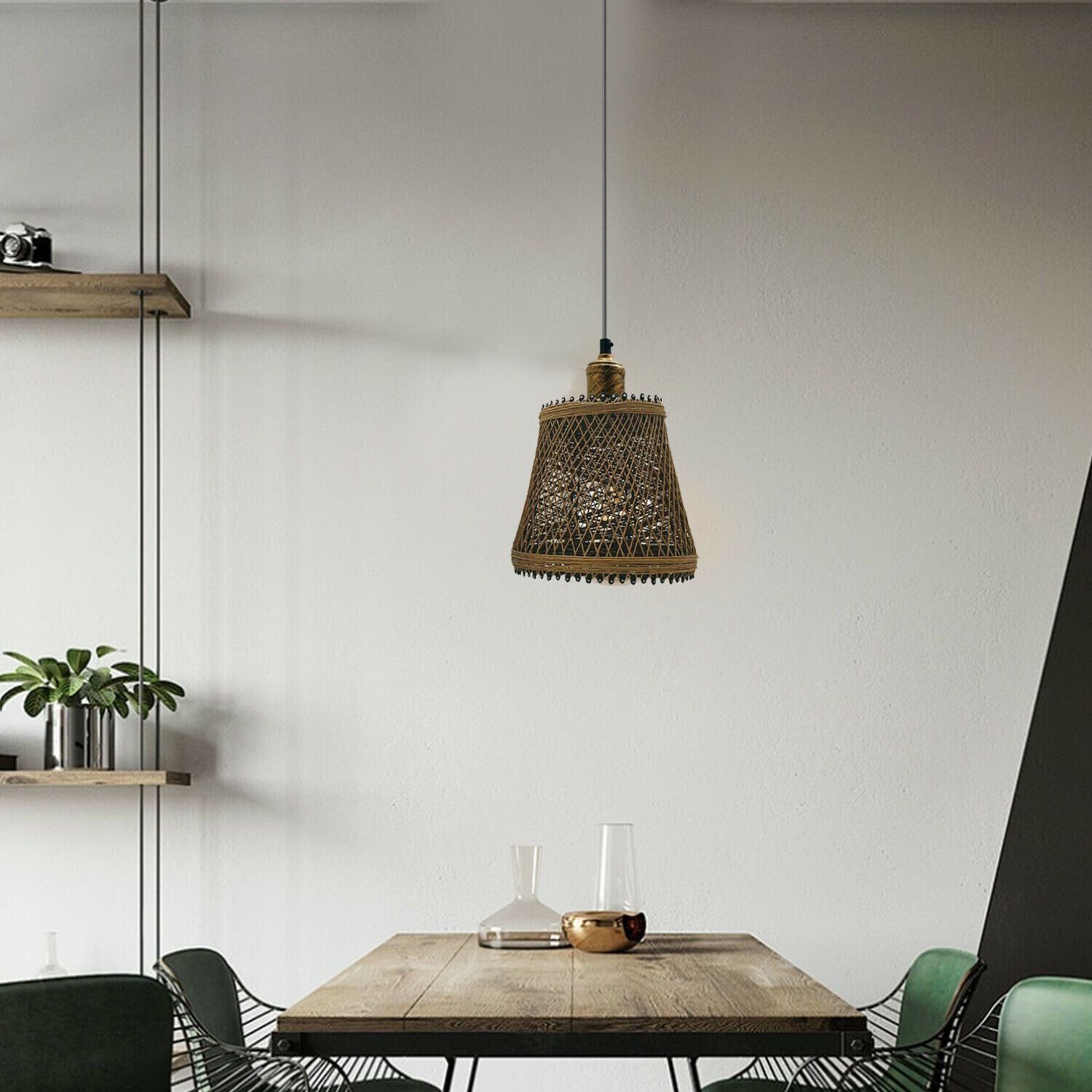 Industrie Vintage Lampe Retro Deckenlampe Pendelleuchte Kronleuchter E27 Käfig