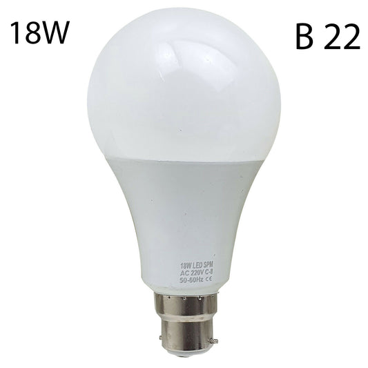 18 W B22 Schraub-LED-Licht GLS-Lampen, energiesparende Edison Cool White 6000 K nicht dimmbare Lichter