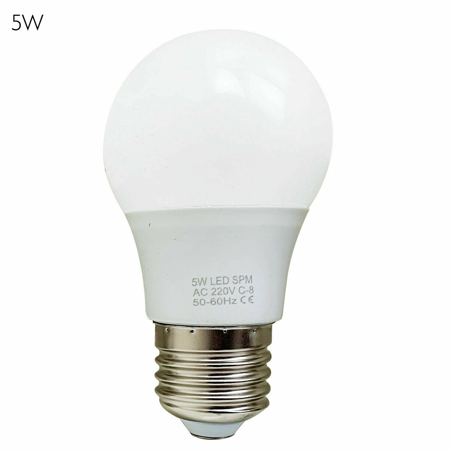 5 W E27 Schraub-LED-Licht GLS-Lampen, energiesparende Edison Cool White  6000 K nicht dimmbare Lichter –