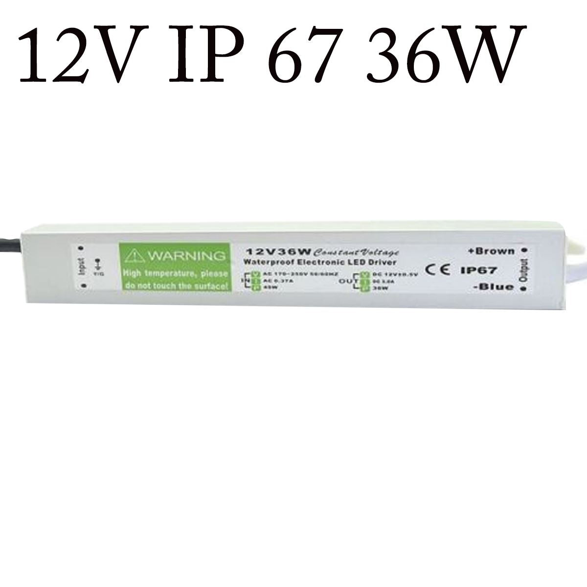 LED Schaltnetzteil 36W 12V IP67 Transformatoren