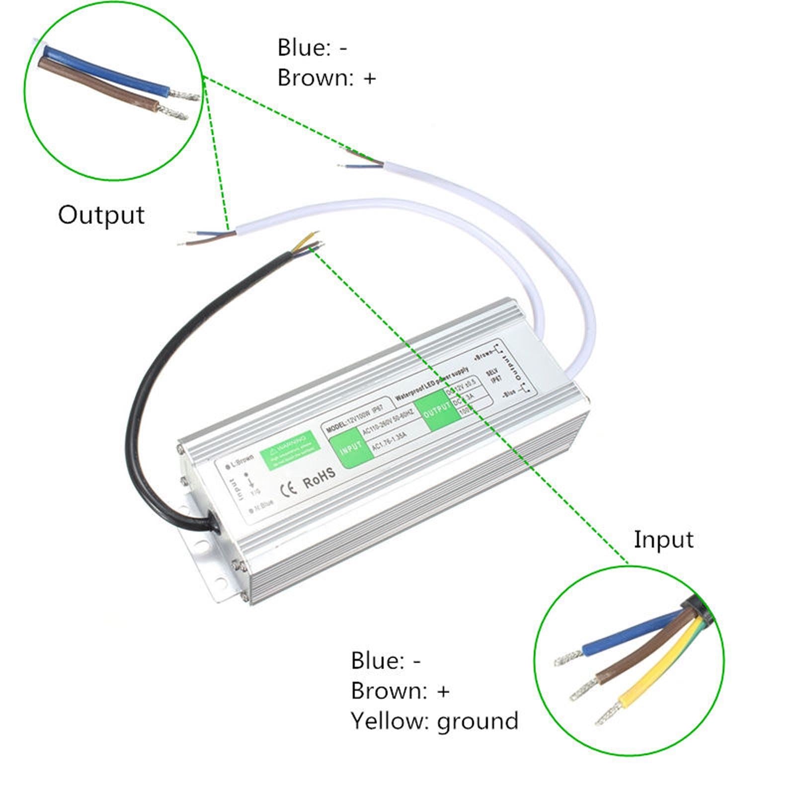 Hochwertiges 12V-Schaltnetzteil & LED-Netzteil - Zuverlässige Stromquelle - Bildbeschreibung
