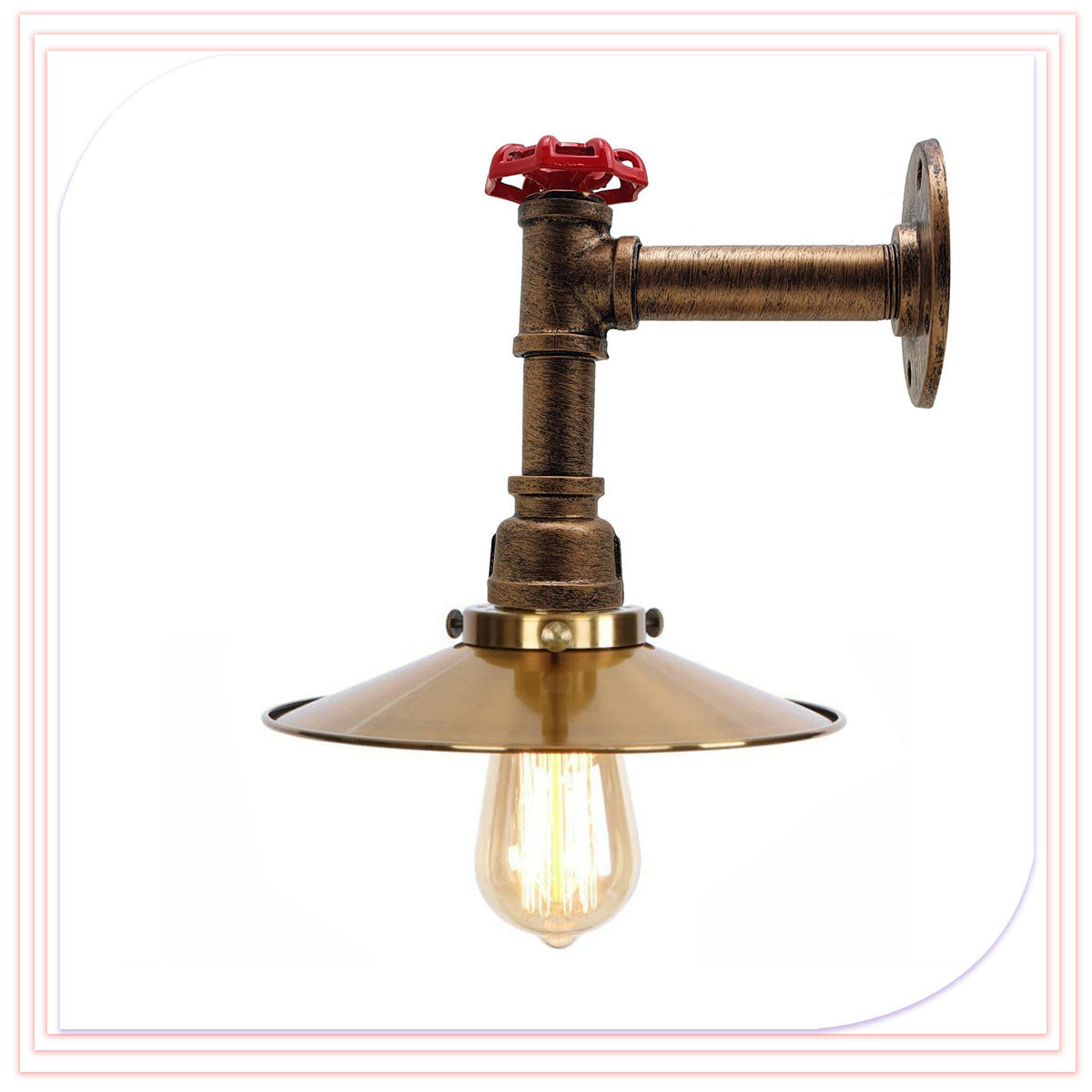 Pijp Wandleuchte E27 lamp Fur Esszimmer