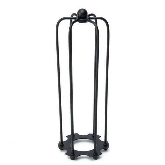 Schwarzes langes Drahtkäfig-Schatten-Metall