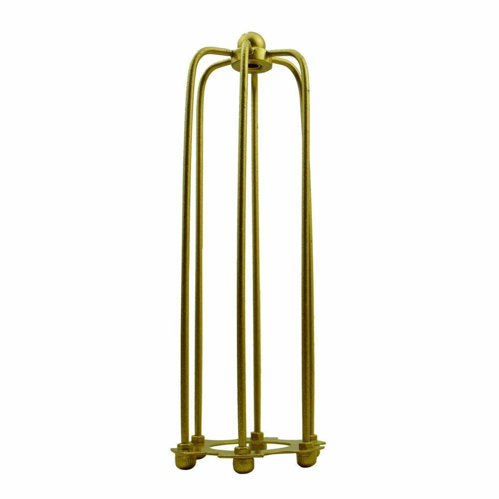 Gold Rustic State Long Metalldraht Lichtkäfig