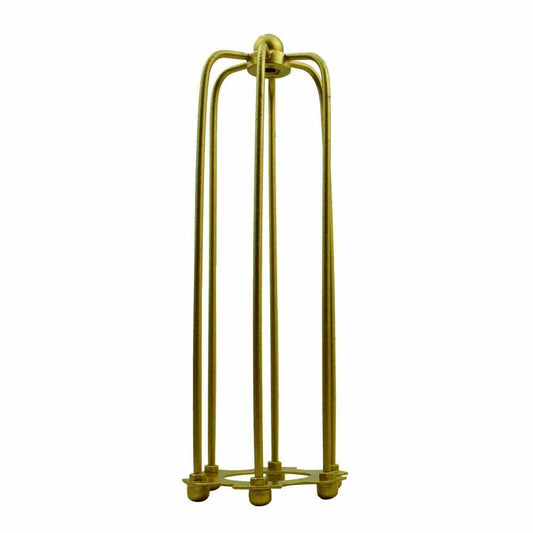 Gold Rustic State Long Metalldraht Lichtkäfig