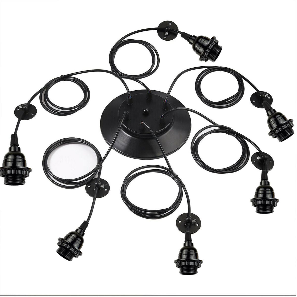 Moderne industrielle Retro-Deckenleuchte E27-Halterung Vintage-Metallleuchte Edison-Deckenleuchten