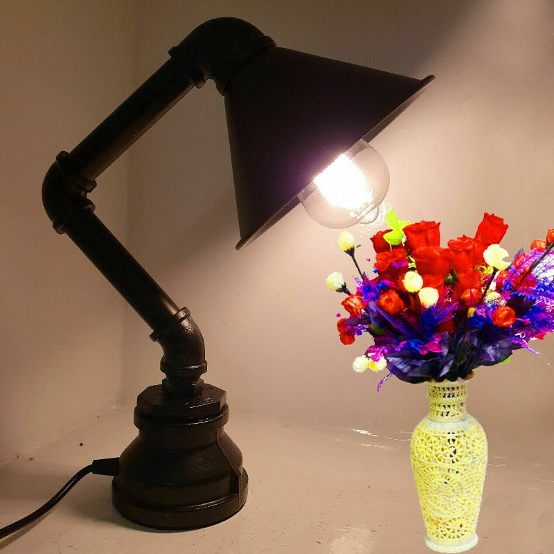 Moderne Tischlampe Schwarz Rohr Innen Wandleuchte