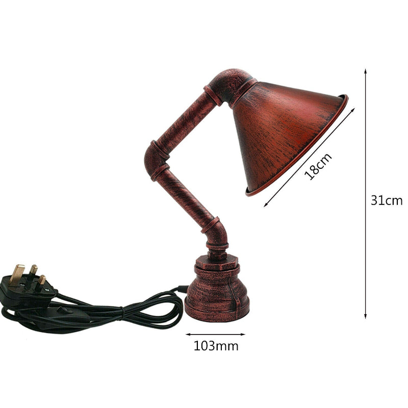 Steampunk Tischleuchte Rohrlampe kaufen