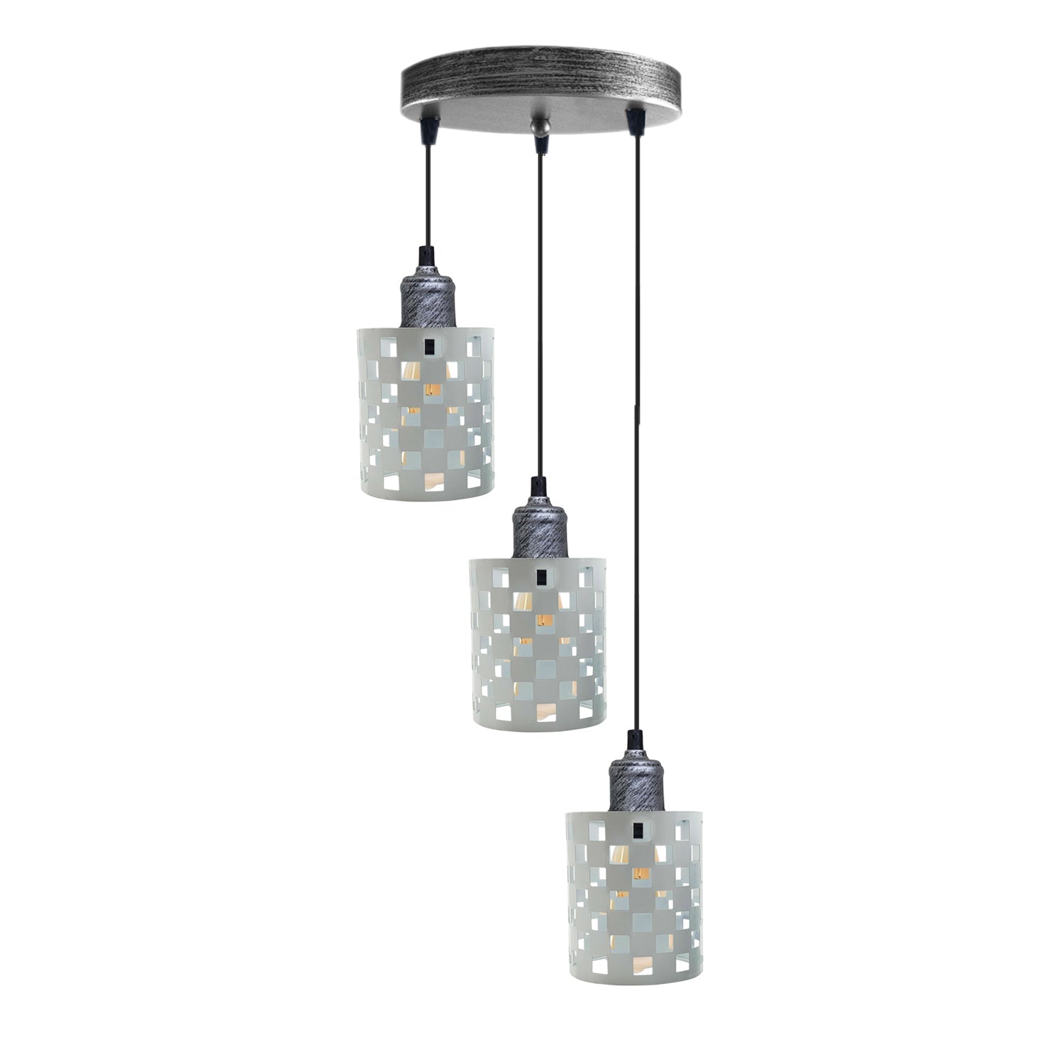 Moderne industrielle Vintage Pendelleuchte aus Metall Día Hollow Hanging Craft Pendelleuchte