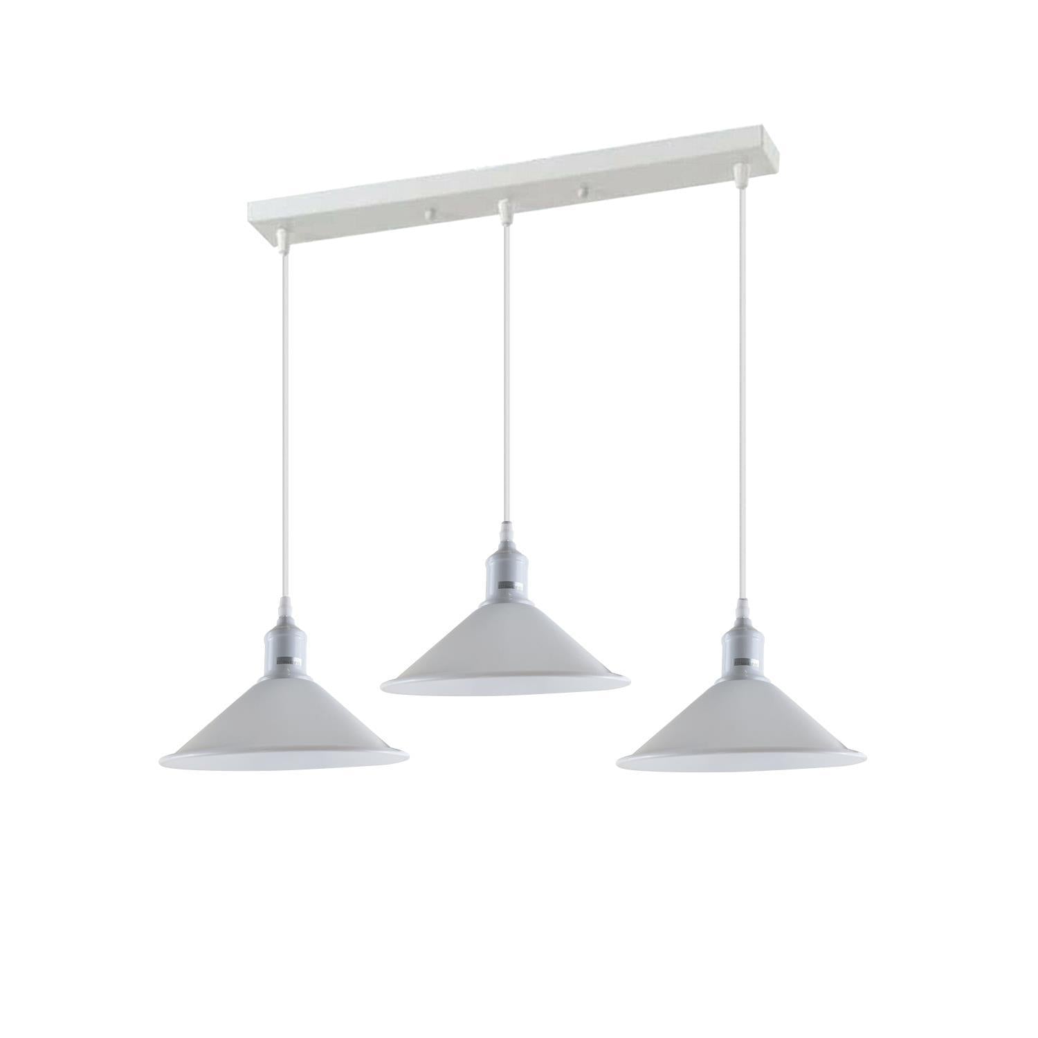 Pendelleuchte 3 flammig lampenschirme hängelampen