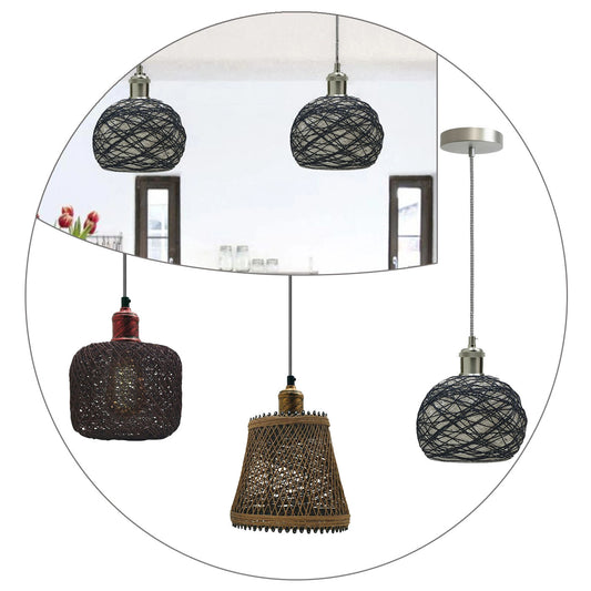 Industrie Vintage Lampe Retro Deckenlampe Pendelleuchte Kronleuchter E27 Käfig