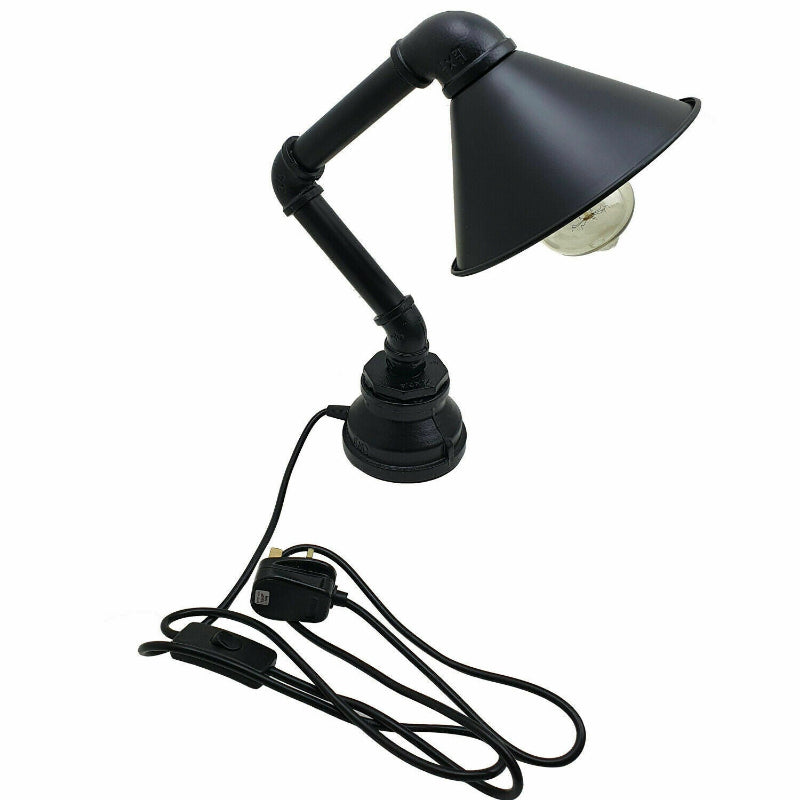 Moderne Tischlampe Schwarz Rohr Innen Wandleuchte