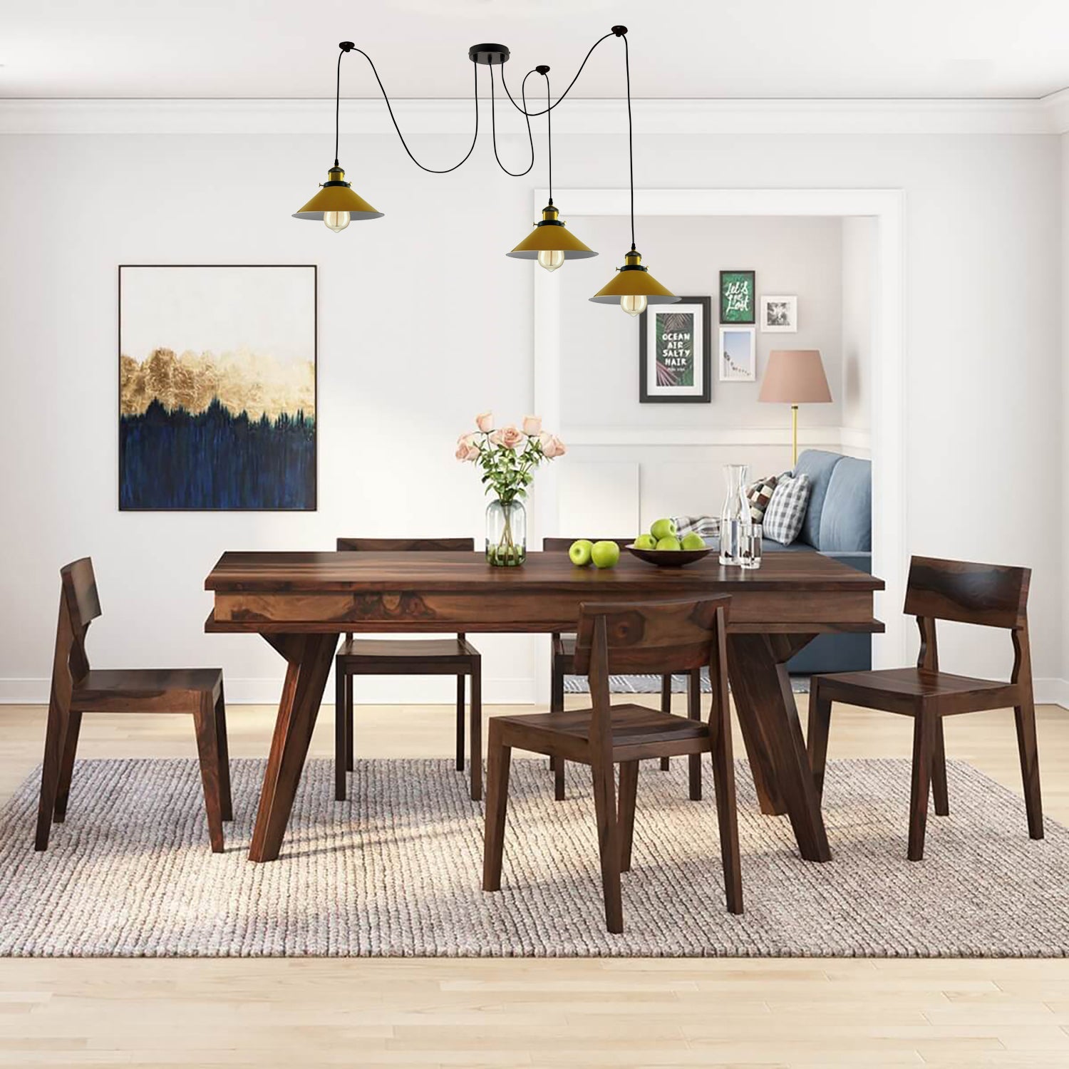 Retro Spinnenlampe Kronleuchter Deckenleuchten