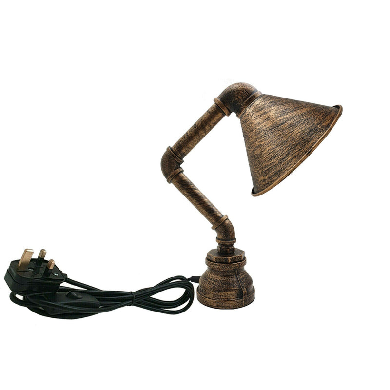 Moderne Tischlampe Schwarz Rohr Innen Wandleuchte