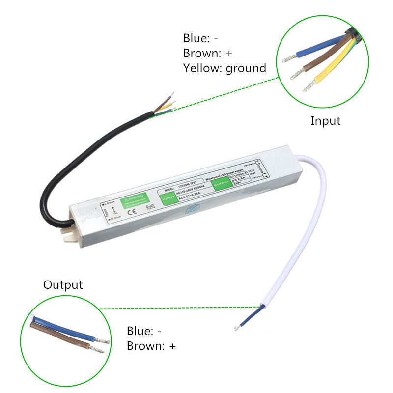 Hochwertiges 12V-Schaltnetzteil & LED-Netzteil - Zuverlässige Stromquelle - Bildbeschreibung