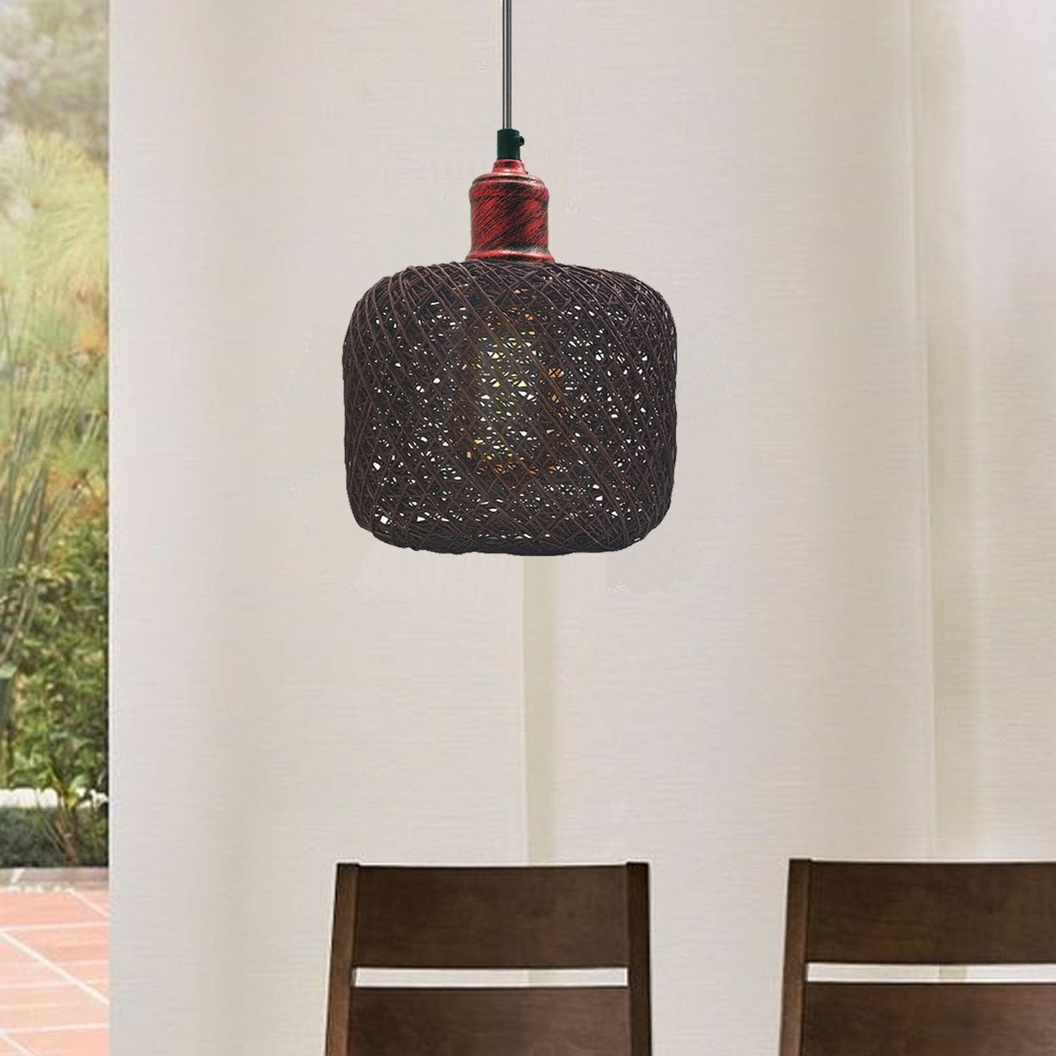 Industrie Vintage Lampe Retro Deckenlampe Pendelleuchte Kronleuchter E27 Käfig
