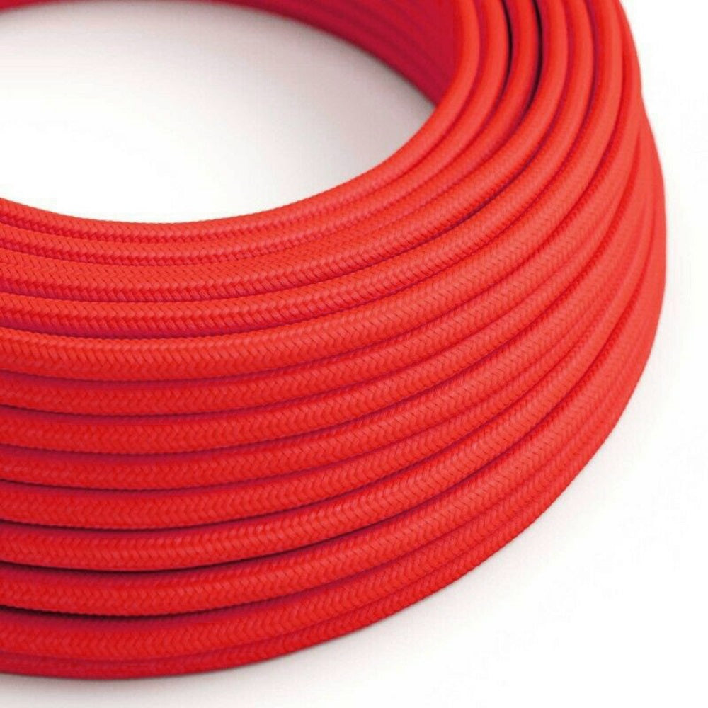 Vintage Fabrik 1m/5m/10m Farbe runder 2-Kern Kabel
