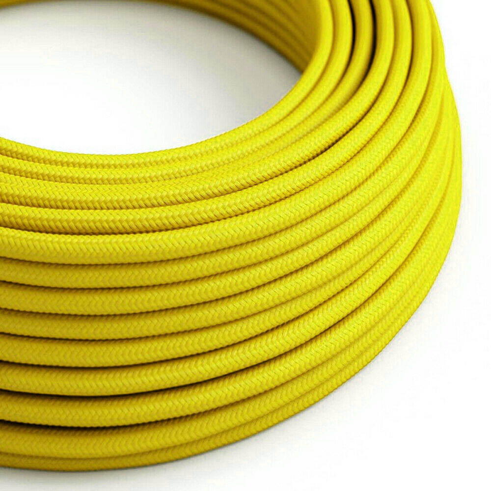 Vintage Fabrik 1m/5m/10m Farbe runder 2-Kern Kabel