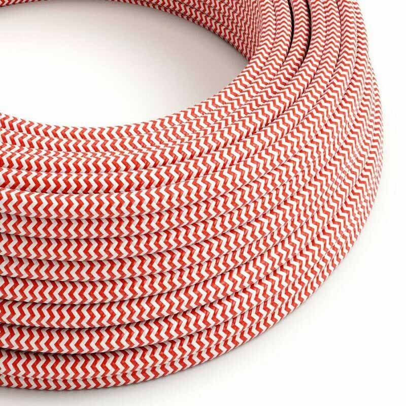 Vintage Fabrik 1m/5m/10m Farbe runder 2-Kern Kabel