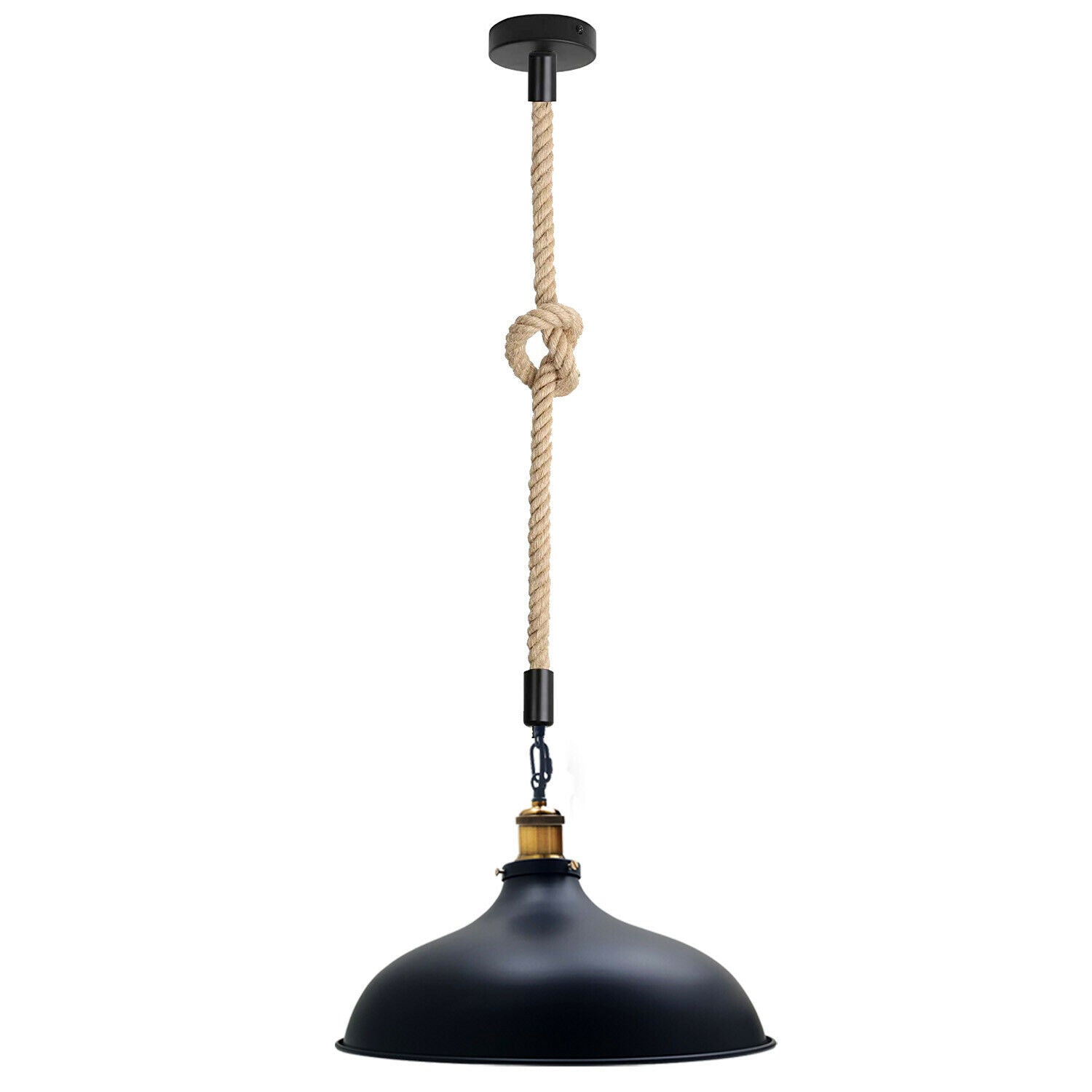 Vintage Industrial Retro Loft Style Deckenpendelleuchte Lampenschirm Rustikale