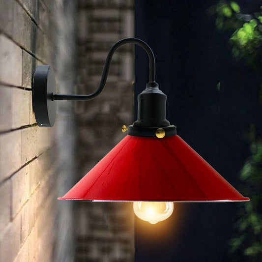 Vintage Wandlampe Metall