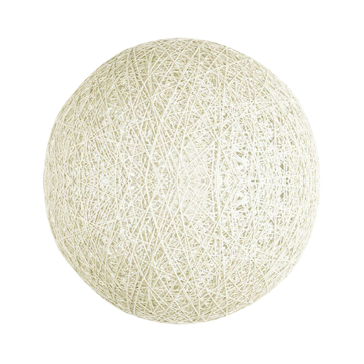 Weiße Farbe, moderner, runder, geflochtener Rattan-Kugelkäfig