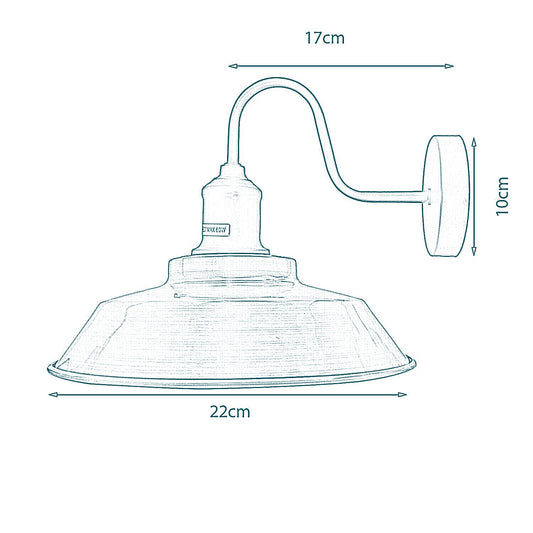 Gelbe Messing Metall Wandleuchten Schatten Innen Retro Wandleuchte Beleuchtung Wandleuchte