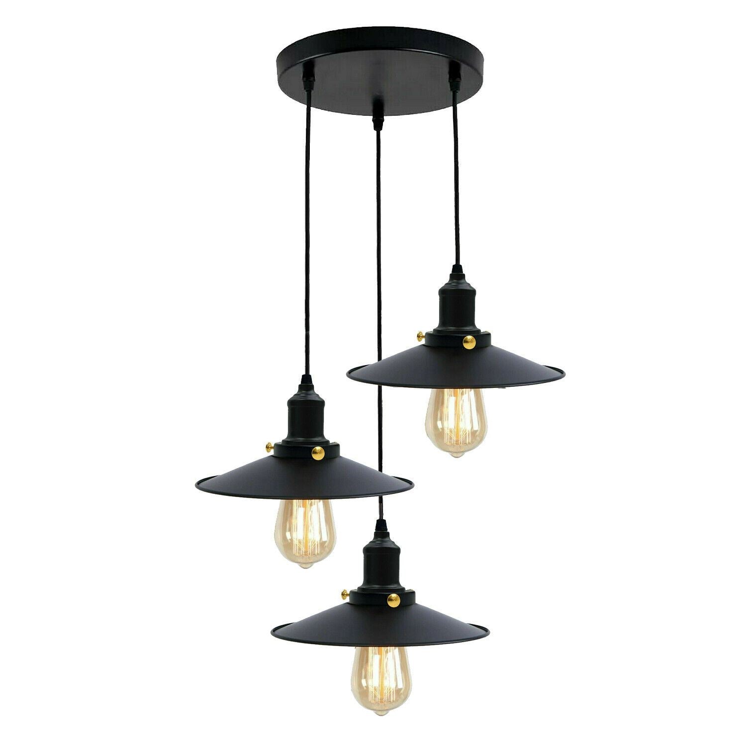 Retro Deckenlampe Industrie Tisch Pendelleuchte Hängelampe Esstisch Wohnzimmer