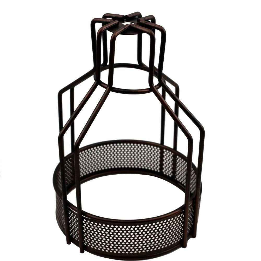 Vintage Käfig Draht Lampenschirm Retro Industrielle Metall DIY Pendelleuchte