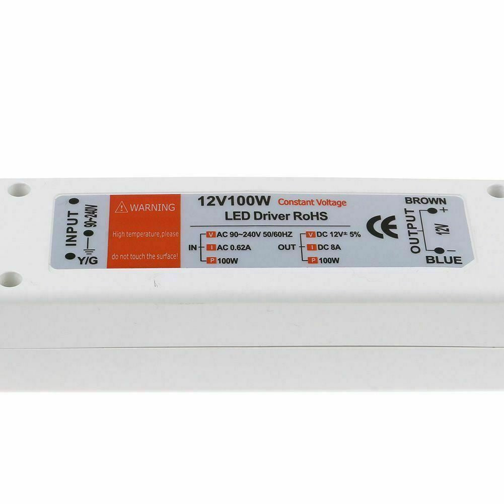 Neuer DC 12V LED Treiber Blau und Orange 18W / 28W / 48W / 72W / 100W Netzteil Treibertransformator