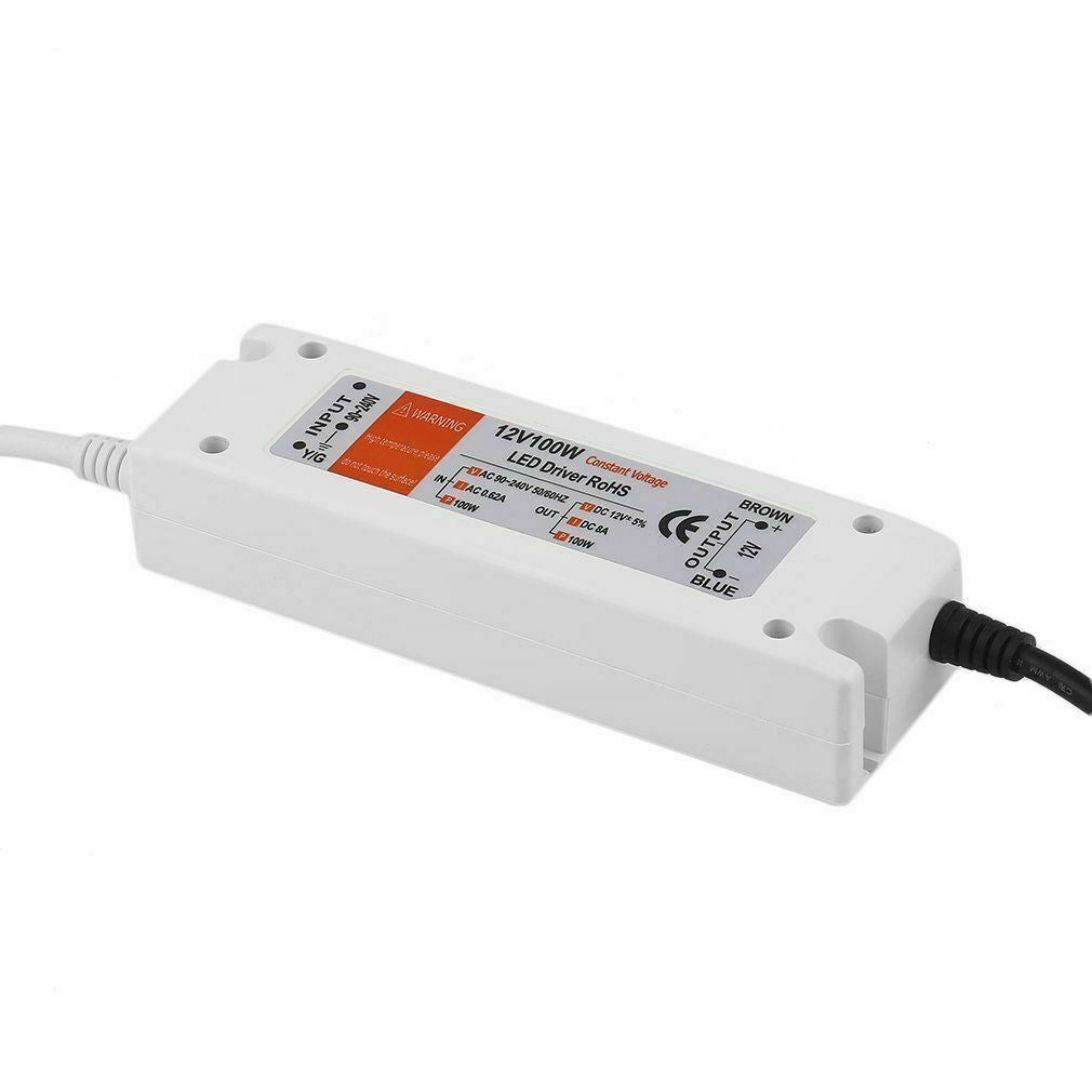 Neuer DC 12V LED Treiber Blau und Orange 18W / 28W / 48W / 72W / 100W Netzteil Treibertransformator