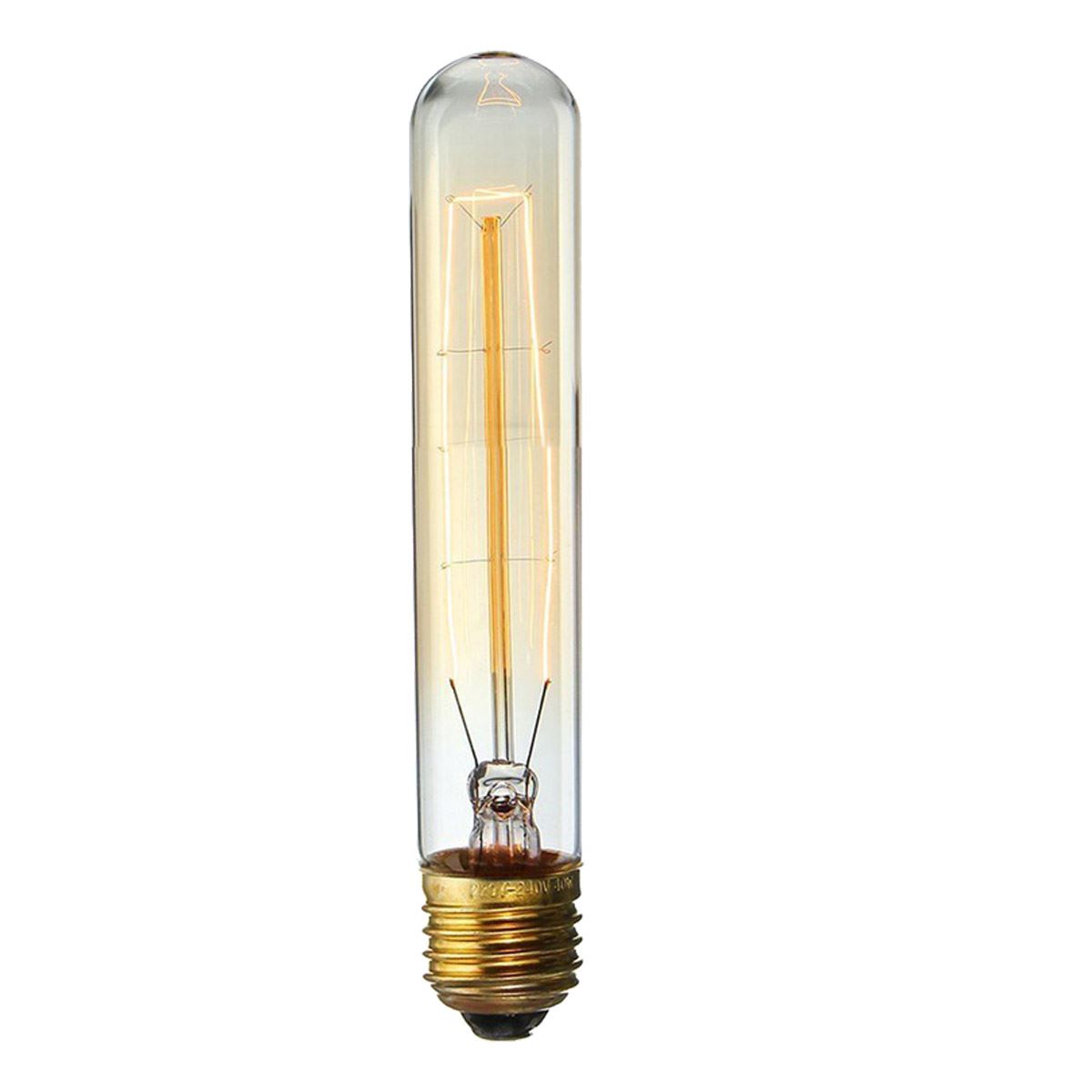 Vintage Filament Glühlampe Edison Tall Bulb Dimmbar B22 E27 Dekoratives Industrielicht ~