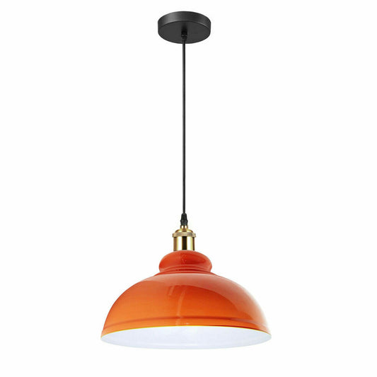 Deckenlampenschirm E27 Metall Orange