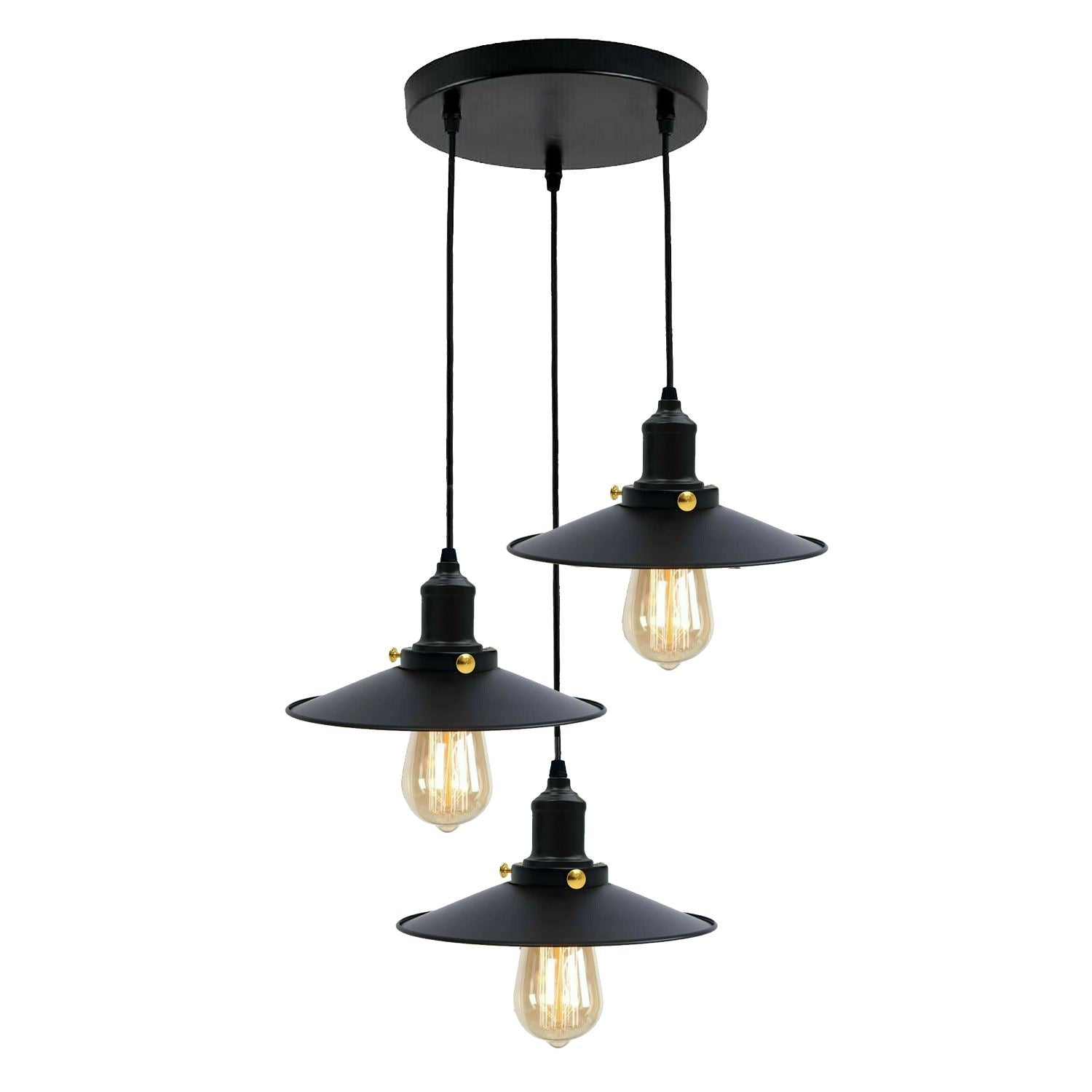 Retro Deckenlampe Industrie Tisch Pendelleuchte Hängelampe Esstisch Wohnzimmer