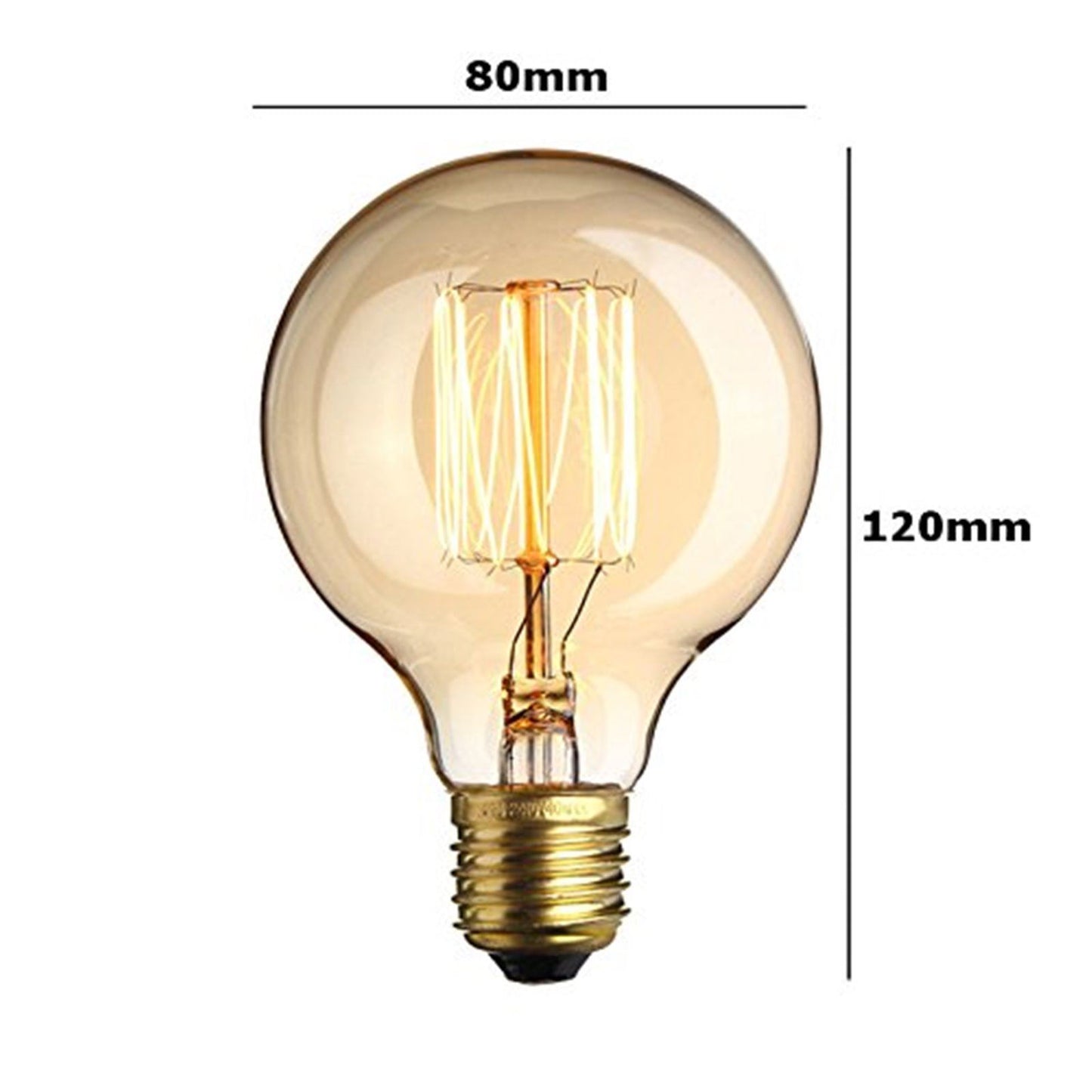 Vintage Industrial Filament Eichhörnchenkäfig Antik-Stil Edison GlühbirneS