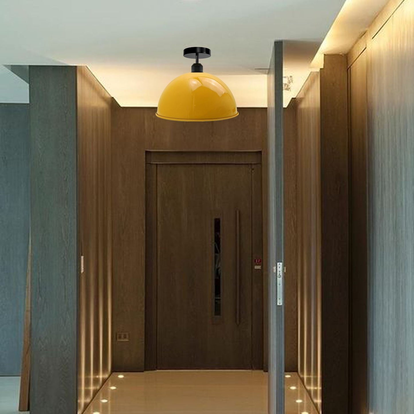 Industrieller Retro-Vintage-Stil Dome Shade Deckenleuchte
