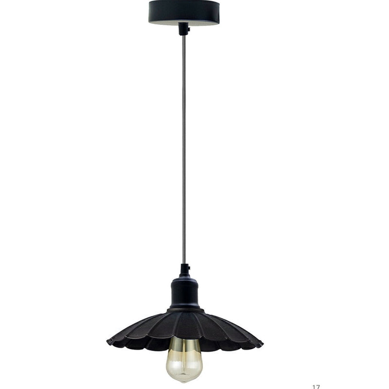 Stilvolle Design-Hängeleuchte in schwarz