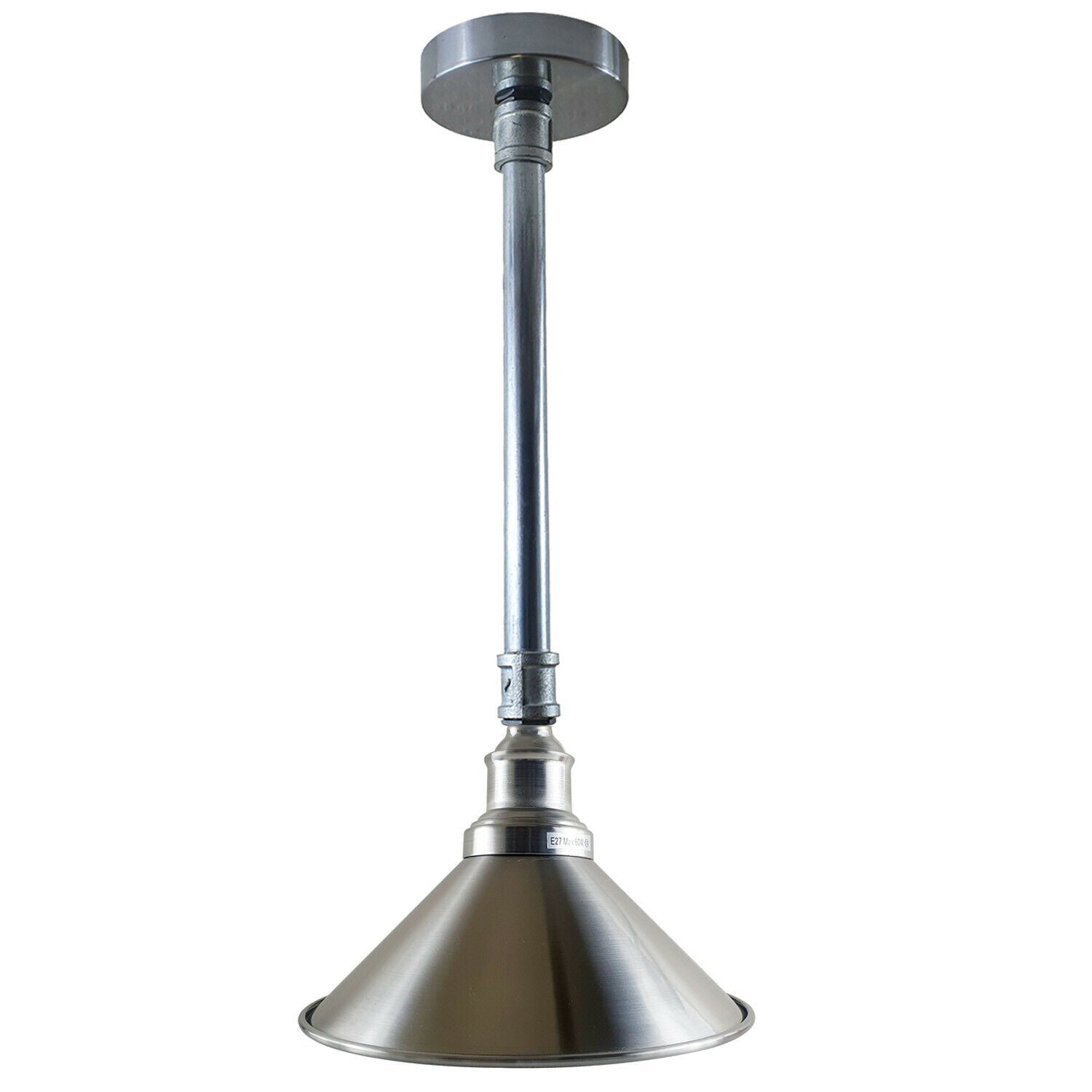 Retro hängend Vintage Industriell Modern Licht Metall Deckenrohr Pendelschirm LEDSone DE-4