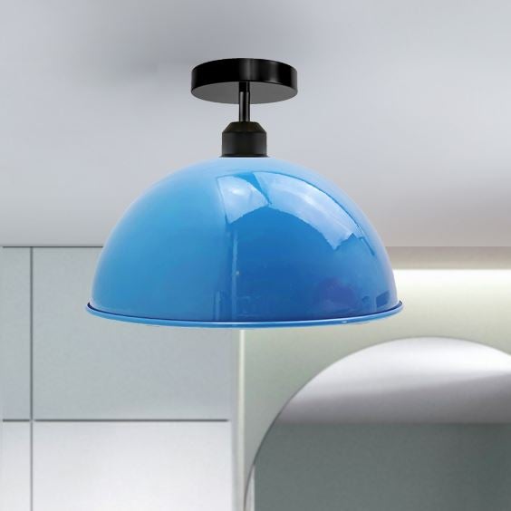 Industrieller Retro-Vintage-Stil Dome Shade Deckenleuchte