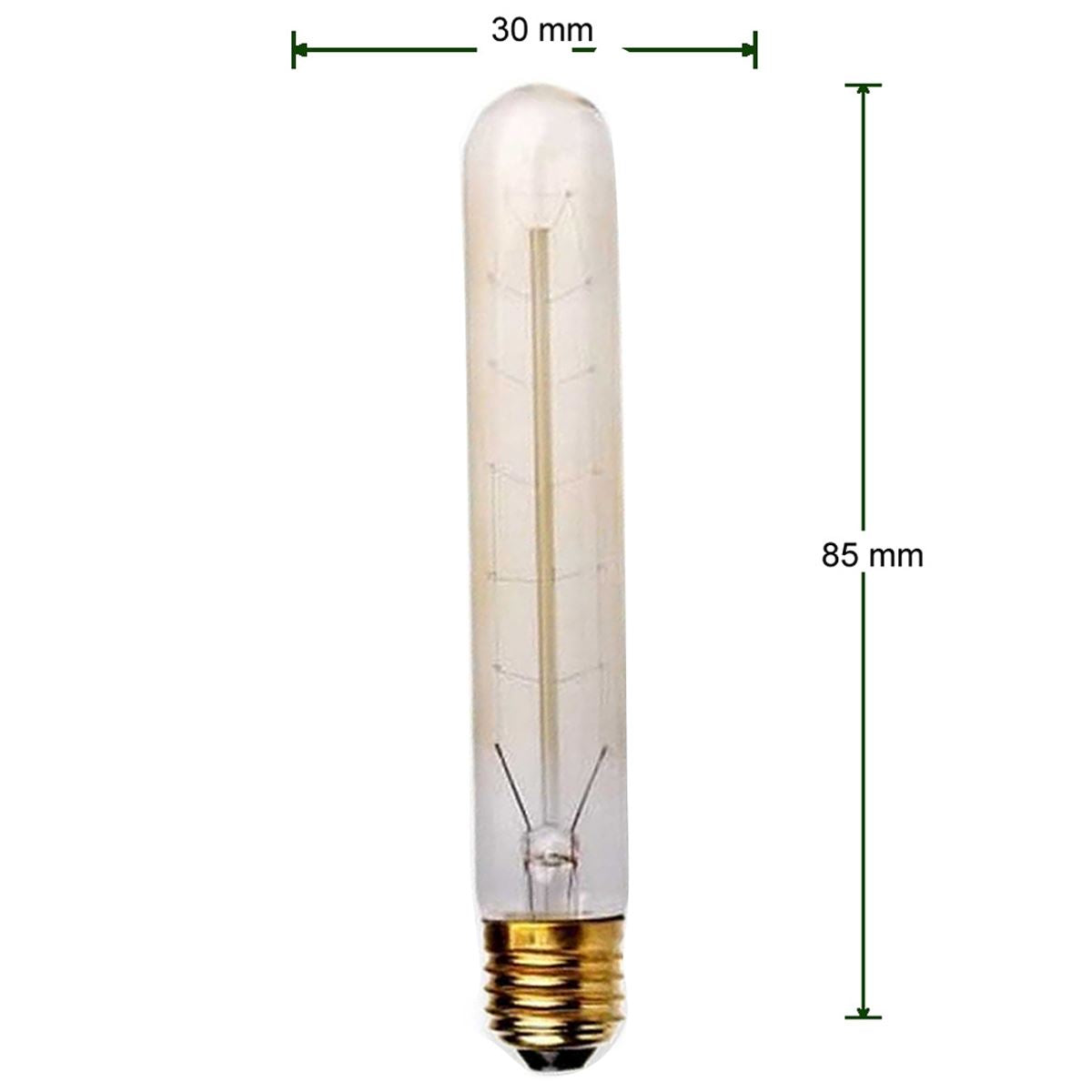Vintage Filament Glühlampe Edison Tall Bulb Dimmbar B22 E27 Dekoratives Industrielicht ~