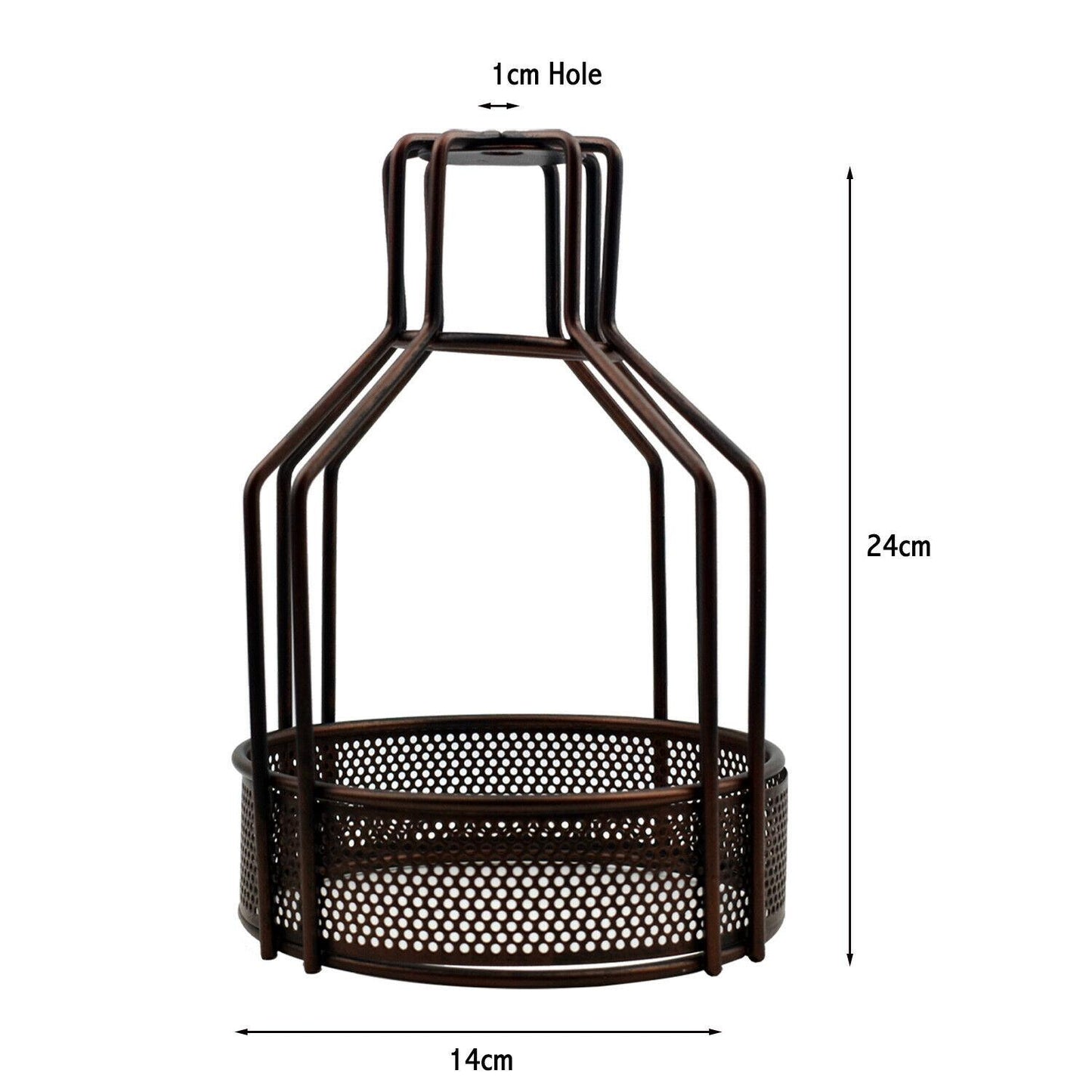 Vintage Käfig Draht Lampenschirm Retro Industrielle Metall DIY Pendelleuchte