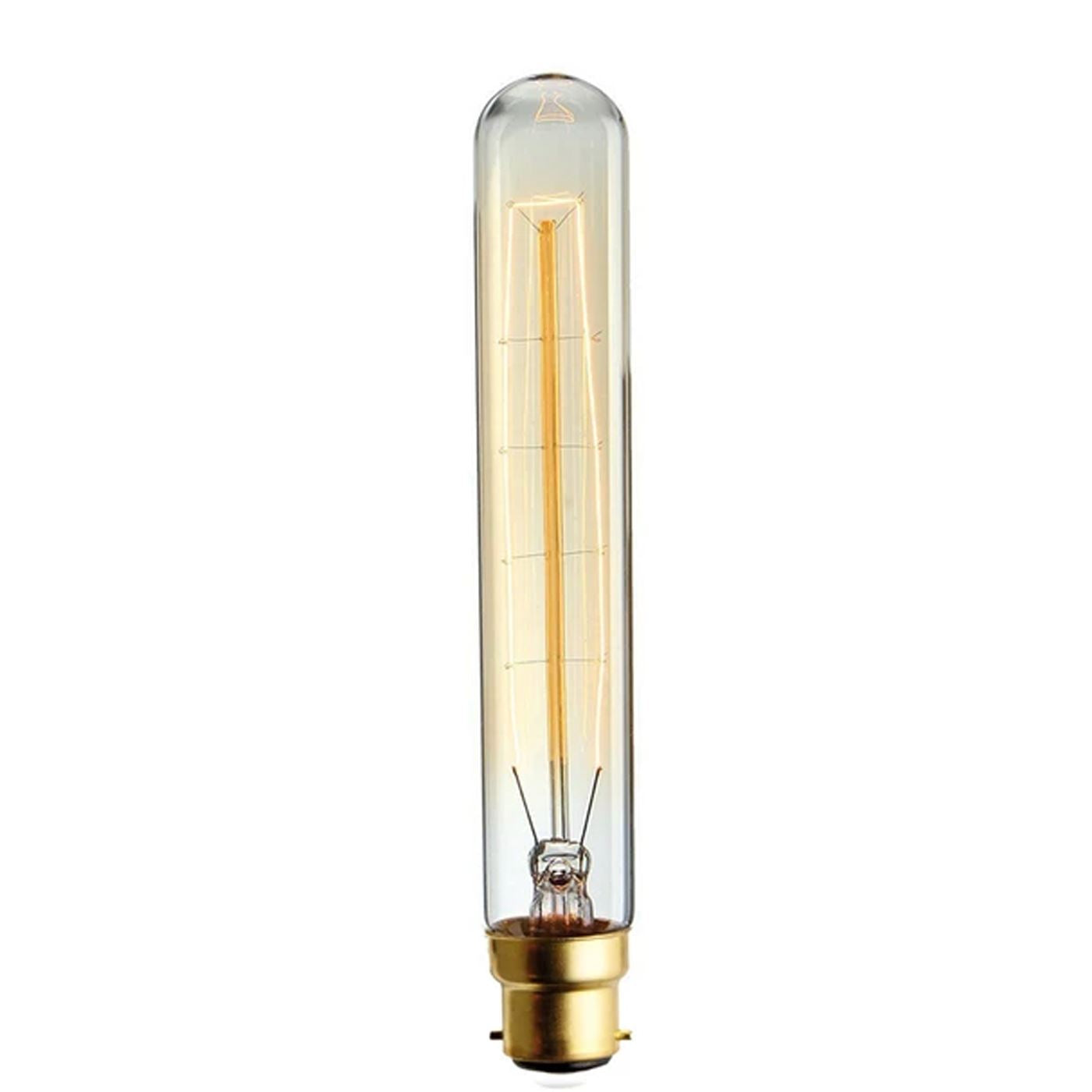 Vintage Filament Glühlampe Edison Tall Bulb Dimmbar B22 E27 Dekoratives Industrielicht ~