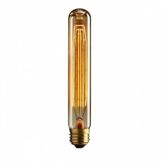 Vintage Filament Glühlampe Edison Tall Bulb Dimmbar B22 E27 Dekoratives Industrielicht ~