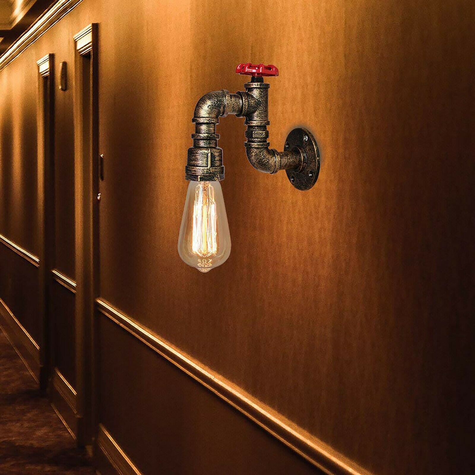 Wandleuchte Wasserrohrlampe